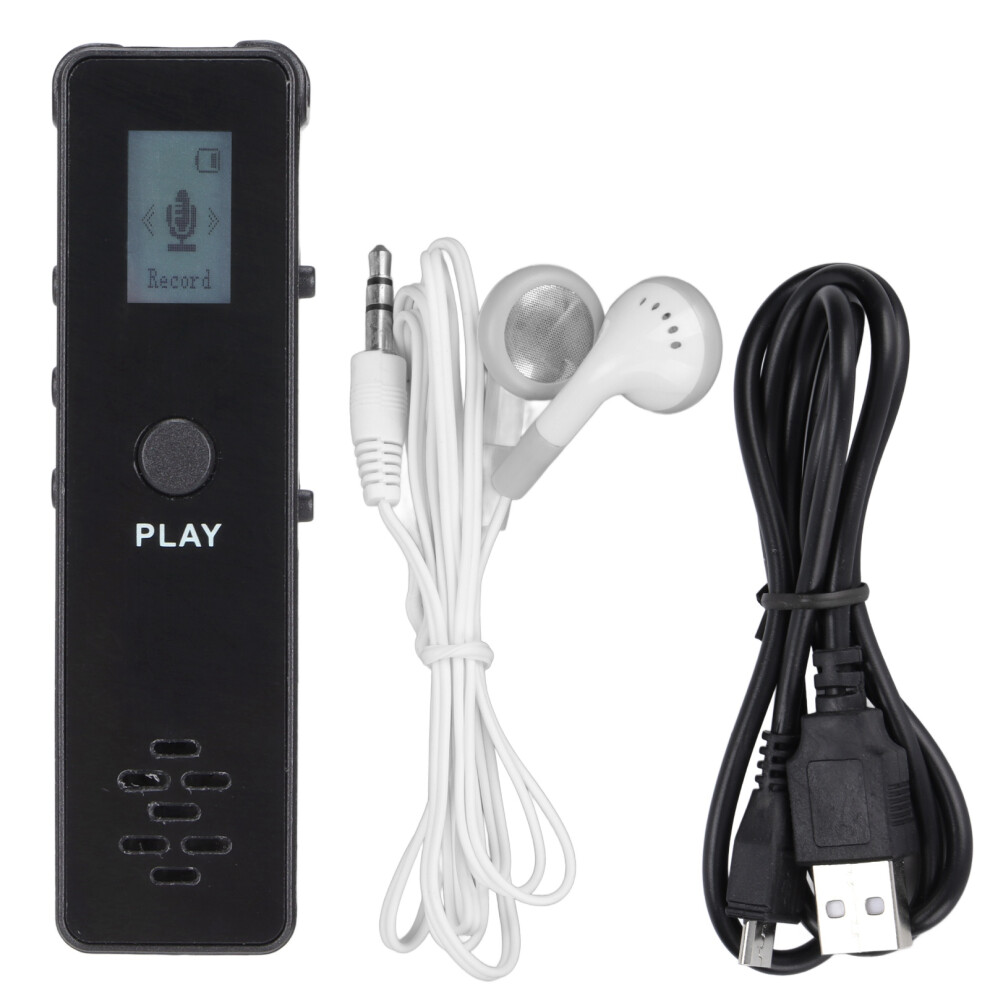 Hd Audio Recording Device With Auto Noise Cancellation, Long Battery Life Voice Activated Recorder With Mp3 Playback, Portable Tape Recorder For 9482828256011