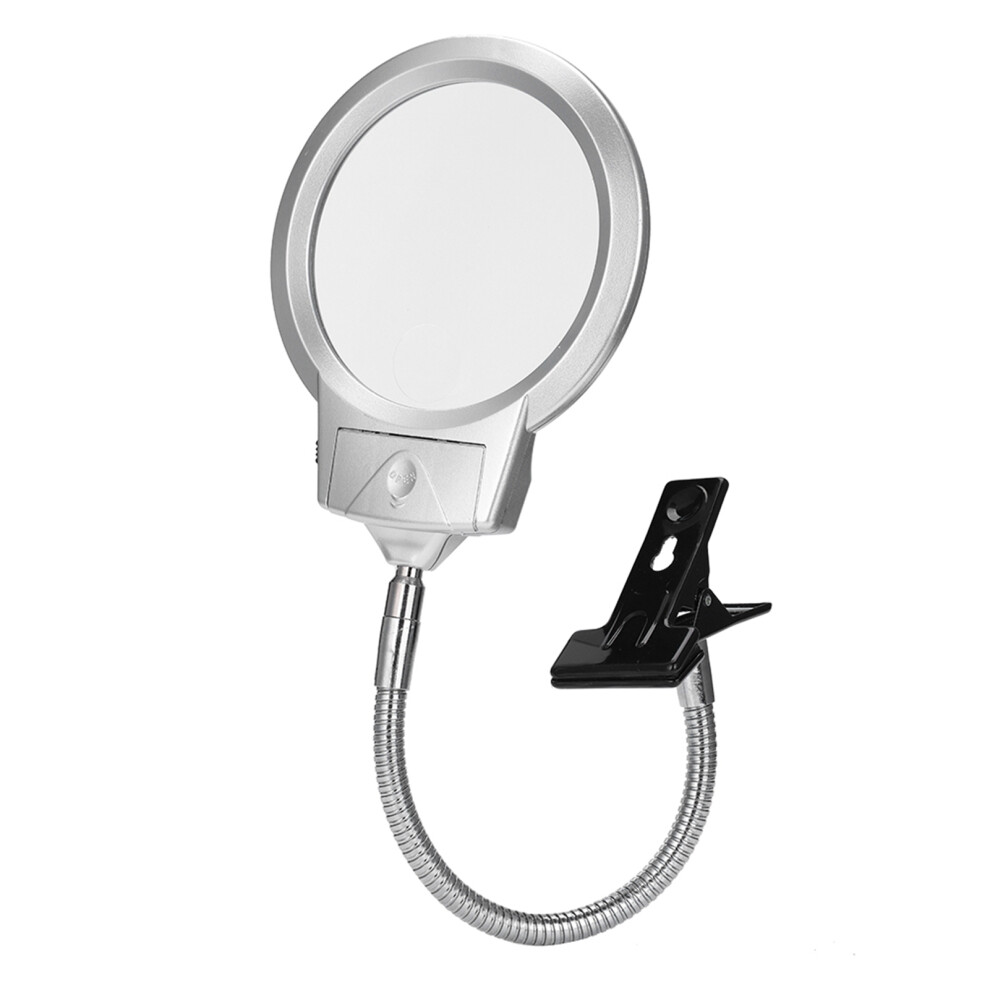 Reading LED Lamp Featuring Bright LED Lighting, Flexible Gooseneck Magnifier With USB Charging For Adjustable Hands Free Magnification In Various
