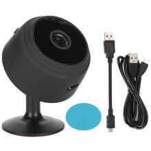 Compact Indoor Surveillance Camera 1080P HD WiFi Wireless Mini Camera With Night Vision Motion Detection Alarm And Real Time Streaming For Home