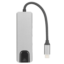 USB Type-C Hub Aluminium Multiport Adapter med Høj Hastighed til Dataoverførsel, HDMI-port og Stabil Tilslutning til Bærbare Computere og Tablets