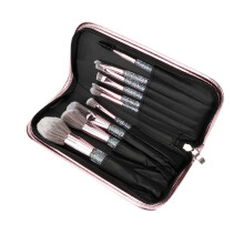 Pinceaux de maquillage Bling Crystal ornés de strass luxueux, brillance et éclat, poils synthétiques de qualité supérieure, multi-usages,