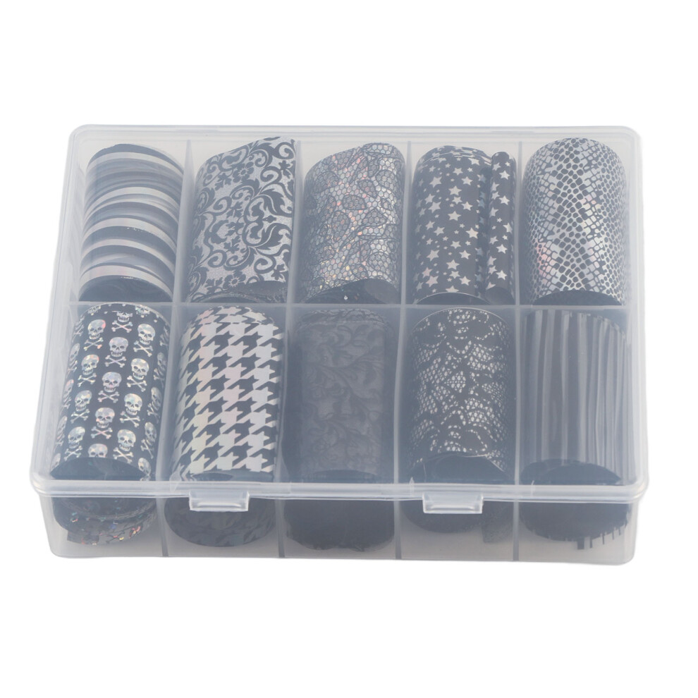 Sparkle & Shine, Decoration Flower Design, Elegant Nail Art Transformations, 10 Rolls