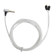 Stranded Braiding Cable Silver Plated Copper High Resolution Sound Wear and Tear Resistant Preformed Ear Hooks for Enhanced Listening Sessions