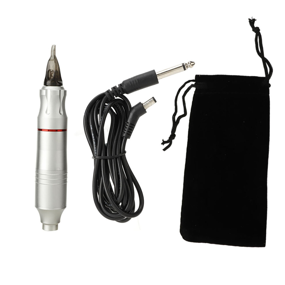 Red Innovative Tattoo Kit, Speedy Rotary Tattoo Pen, Coreless Motor, Lithium Battery, For Effortless Tattoo Creation (Red) For Halloween Parties