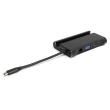 7-in-1 USB C Docking Station, 4K HDMI, 1080P VGA, 3 USB, 60W PD