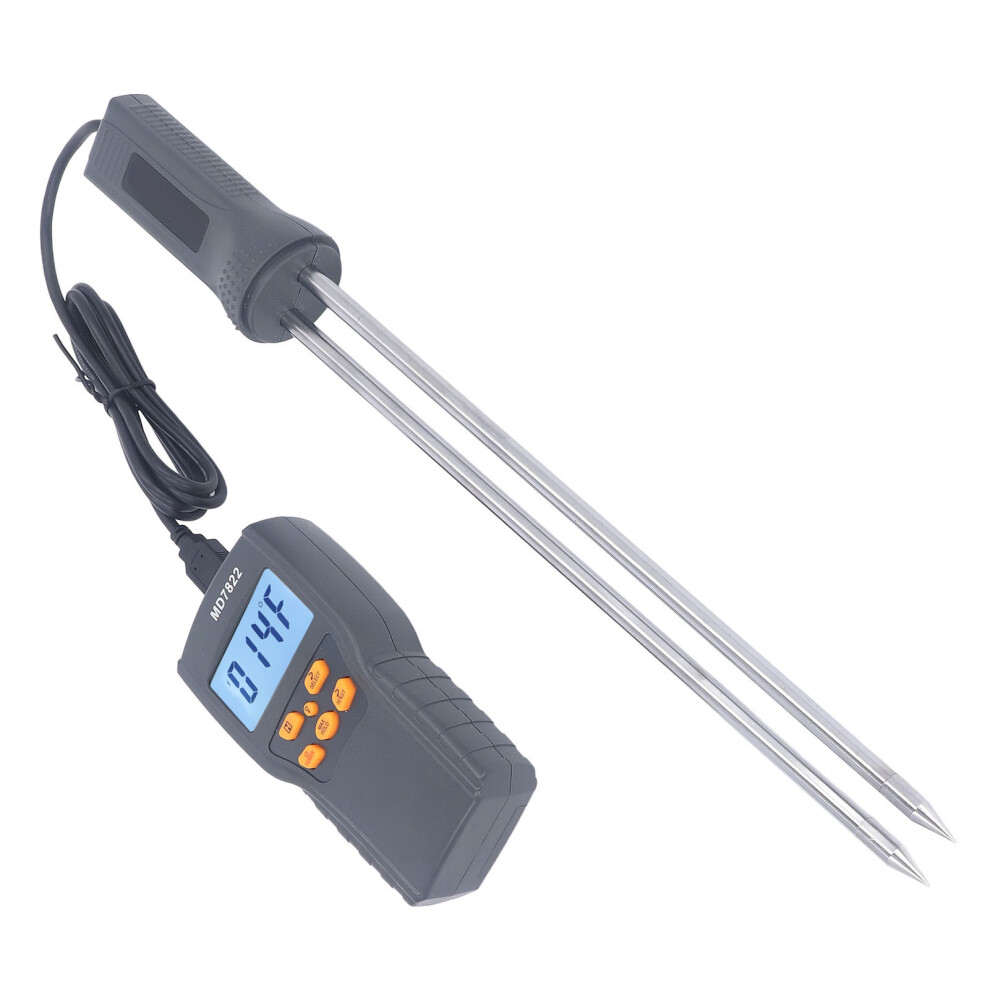 Portable Grain Moisture Meter Md7822 Lcd Digital Humidity Tester 5021378756813