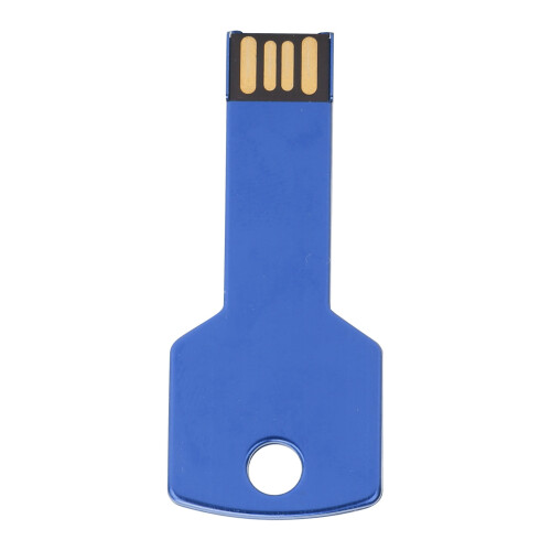 Clé USB en forme de clé, 16 Go, bleu, Plug & Play 2