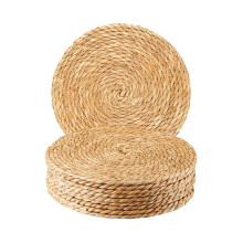 Runde Gewebte Tischsets im 10er-Set, 12-Zoll-Boho-Rattan-Tischsets, Handgewebte Tischsets, für Esstisch, Zuhause, Hochzeit