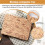 Bandeja Rectangular para Servir con Borde Festoneado, Bandeja Rectangular para Servir con Asas Integradas, Bandeja Decorativa para Mesa de Centro 7