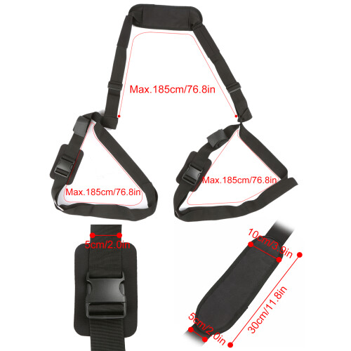 Padded Paddleboard Shoulder Sling Adjustable SUP Carry Strap for Easy Transport