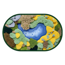 Badkamertapijt, Snel Drogende Antislip Badmat, Bedrukte Vezeltapijt Deurmat, Badkamerdecoratie 50 X 80cm