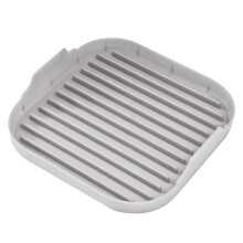Silicon Mikrovågsugn Baconbricka Mikrovågsugn Bacon Maskin Livsmedelsklassad Silikon Mikrovågsugn Bacon Pan Grå
