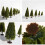 Modèle de Construction DIY Table de Sable Matériau Modèle Paysage Modèle D'Arbre 6