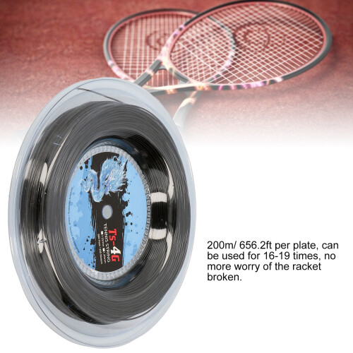 1.30mm Durable Tennis String 200m Round Polyester for Offensive Play 2