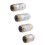 Achromatic Microscope Objectives Set 4X 10X 40X 100X RMS Chrome Plated 13