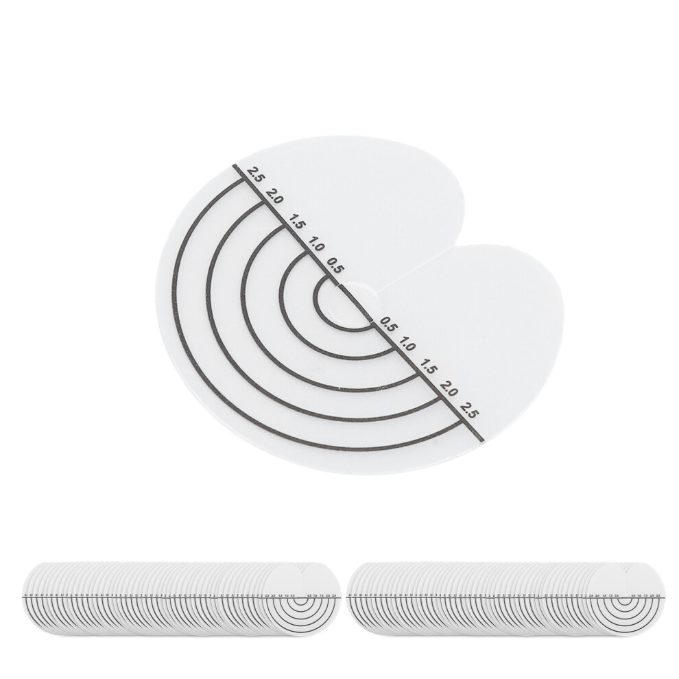 Unisex Clear 100 Pcs Pvc Hair Heat Shield Guards With Single Hole Fusion Glue Protector