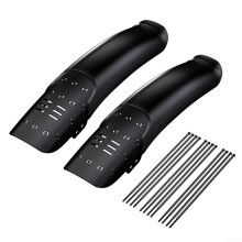 Widened Semicircle Design For Bicycle Mudguards Front And Rear Wheel Fenders Adjustable Straps Mountain And Road Cycling