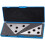 Angle Blocks 2Piece Set, Solid Metal Angle Plates Gauge 306090 And 454590 Degrees, Silver 2