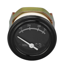 Generator Voltmeter 20-32V DC 24V Rundes Paneelzubehör