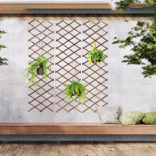 Supports pour plantes en pin extensible : Treillis de jardin & Clôture d'intimité