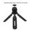 Mini Retractable Phone Tripod 2-Sections, 360 Ball Head, Black 4