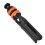 Mini Retractable Phone Tripod 2-Section 360 Ball Head, Orange 2