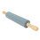 Silicone Baking Mat with Large Rolling Pin Kneading Pad Grey Color 16