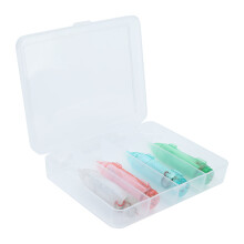 4Pcs Underwater LED Lure Lights with Storage Box for Saltwater Use