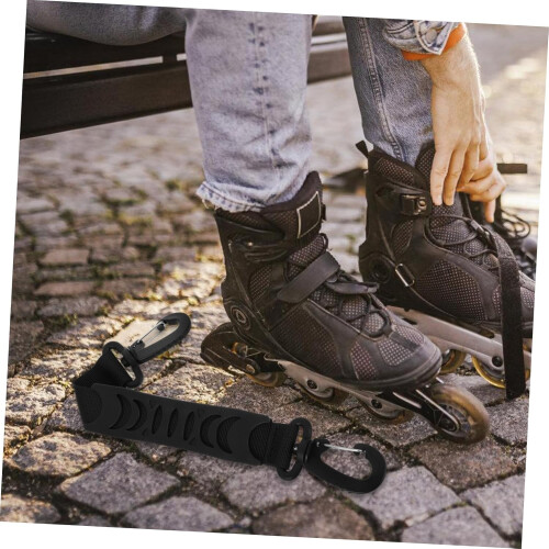 Adjustable Portable Roller Skates Leash With Soft Handle Lightweight PVC Strap For Secure Carrying And Easy Storage 2