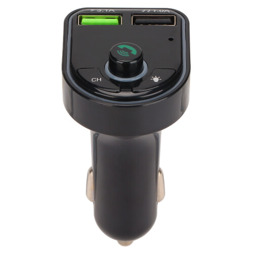 Πομπός Bluetooth FM για αυτοκίνητο, ασύρματος προσαρμογέας ραδιοφώνου FM με τεχνολογία