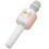 Compact Karaoke Microphone, High-Quality Abs Material Ensures Durable Performance, Voice Recorder Function For Capturing Every Moment, Professional Ds 7