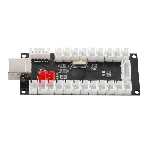 Generischer USB-Gamecontroller-Encoder mit Nullverzögerung, Arcade-USB-Encoder mit einfachem Installationsdesign, unterstützt alle Joystick- und 2