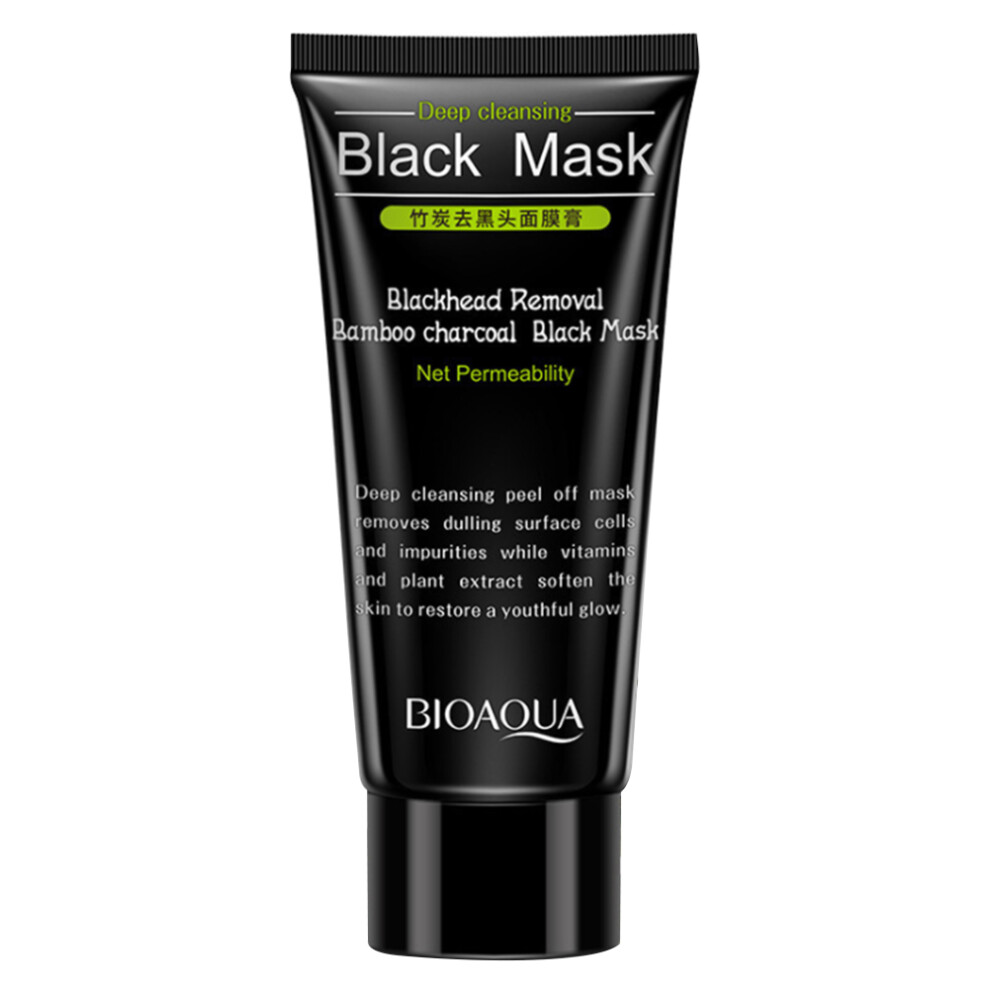 Charcoal Face Mask For Deep Cleansing, Blackhead Remover With Pore Minimizing Effect Natural Peel Off Mask Suitable For Oily Skin And Large Pores