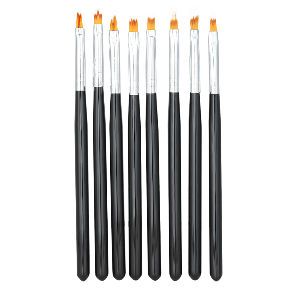 Lace Ombre Nail Brush for Detailed Nail Art, Gradient Painting Pens with Soft Fiber Tips, Professional Nail Art Tools for UV Gel Design and Ombre Tec