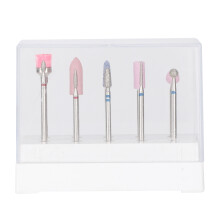 Set de burghie pentru repararea unghiilor, design intim, disipare a căldurii, instrument de unghii din oțel tungsten cu cap de lustruire și cap de