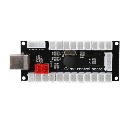 Generischer USB-Gamecontroller-Encoder mit Nullverzögerung, Arcade-USB-Encoder mit einfachem Installationsdesign, unterstützt alle Joystick- und 1