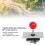 High-Quality Arcade Control Panel, Zero Delay USB Encoder for Arcade Buttons, Adjustable Joystick, Plug And Play Installation for PC, PS3, Raspberry P 7