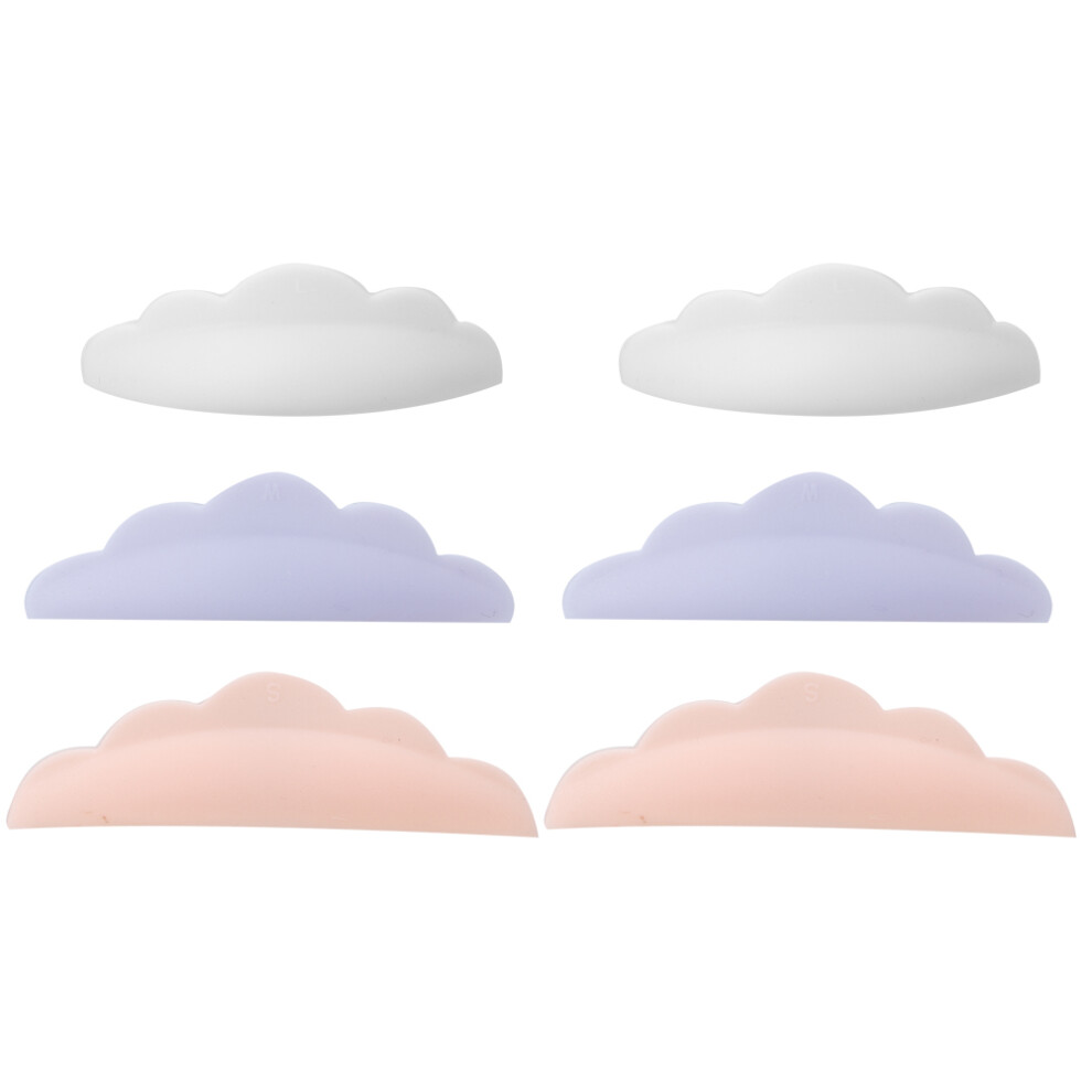 Reusable Eyelash Perm Pads Non Toxic, L Curl Silicone Lash Lift Soft and Comfortable Lifting Shield, Easy to Clean for Salon or At-Home Lash
