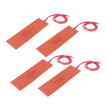Silikon-Gummiheizmatmatte 20W 12V 50x150mm Flexibles Pad