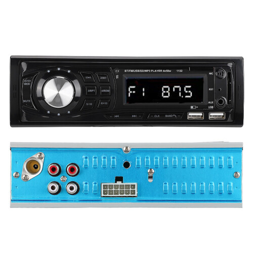 AUX Audio Input Car Stereo With Power Off Memory And USB Input Functionality For Fast Charging And Digital File Playback 2