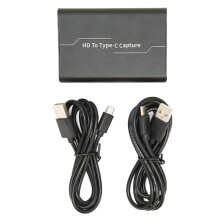 Mikrofonbemenet támogatása kommentárhoz HDMI játékrögzítő kártya Valós idejű előnézeti képernyőmegosztás 4K1080P60FPS Csatlakoztasd