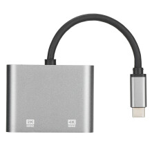 Porta di ricarica USB-C Power Delivery, dock portatile con funzionalità plug and play per la didattica online e l'ufficio domestico, ideale per una