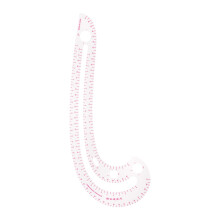 Sewing French Curve Ruler Plastic 20.08x4.72 Cm Clear Pattern Making Tool for Fashion Design and Fabric
