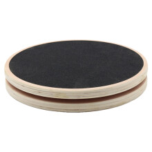 Waist Sculpting Board Rotating Wood Body Shaper Disc For Core And Abs And Legs 360 Degree Movement Handles