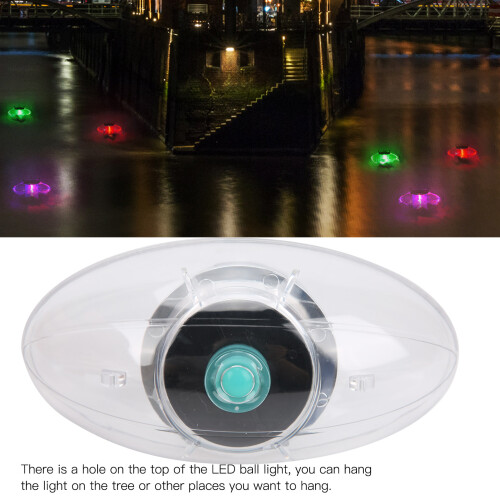 Solar Floating Pool Lights Waterproof LED Multi Color Changing for Pool & Decor 2