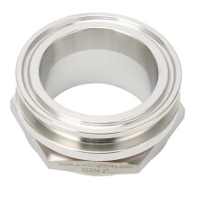 Stainless Steel 2in Weldless Tri Clamp Bulkhead Fitting Set