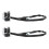 2pcs Motorcycle Handlebar Switch 1in Universal Horn Turn Signal Black 1