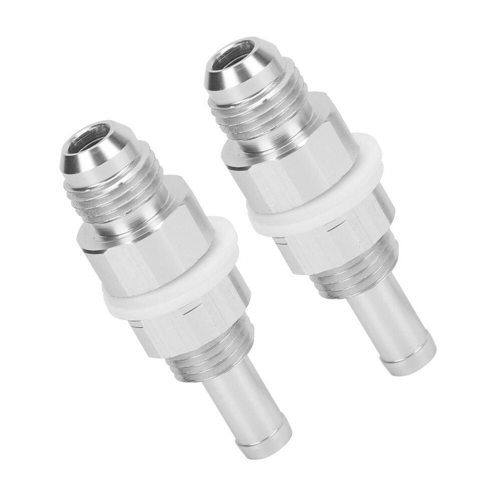 2Pcs Aluminum An6-5/16 Hose Barb Adapter Fuel Line Fitting For Rubber Plastic Nylon 7681378770820