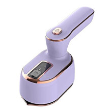 Mini Travel Steam Iron 1000W Folding Steam Iron For Home And Travel Dry And Wet Ironing Fast Heating Purple EU Standard