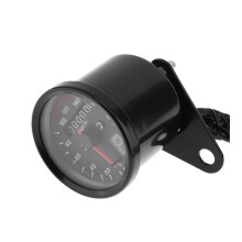 Motorcycle Digital Odometer with Gear Display, LED Tachometer Gauge, Clear DayNight Display